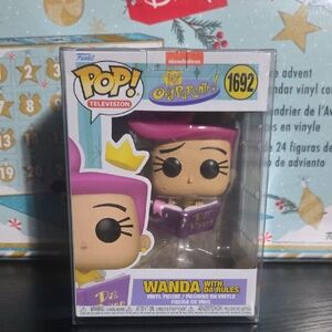 Funko Pop Wanda with Purple Hair and Yellow Crown